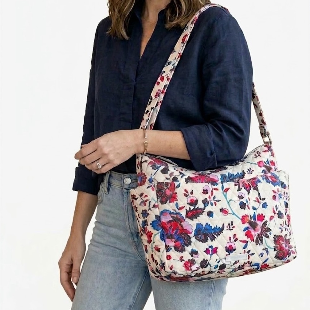 Vera Bradley Vineyard Floral Quilted On the Go Bag 4 Piece Set, Lunch Bunch .. - Picture 2 of 15